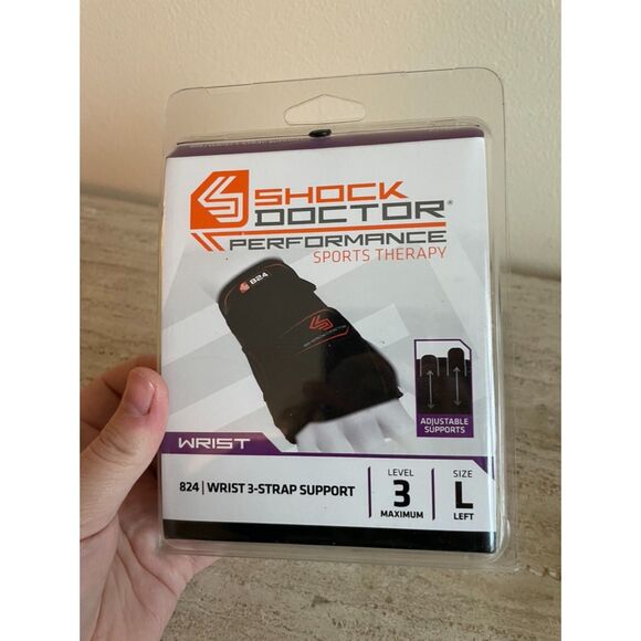 NIB Shock Doctor Performance Wrist 3 Strap Support - Picture 2 of 3